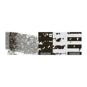 Campione di Fotomurale Premium Sand - Ritmo e rumore - Astrazione, Pezzo, Grafica - 100x30 cm