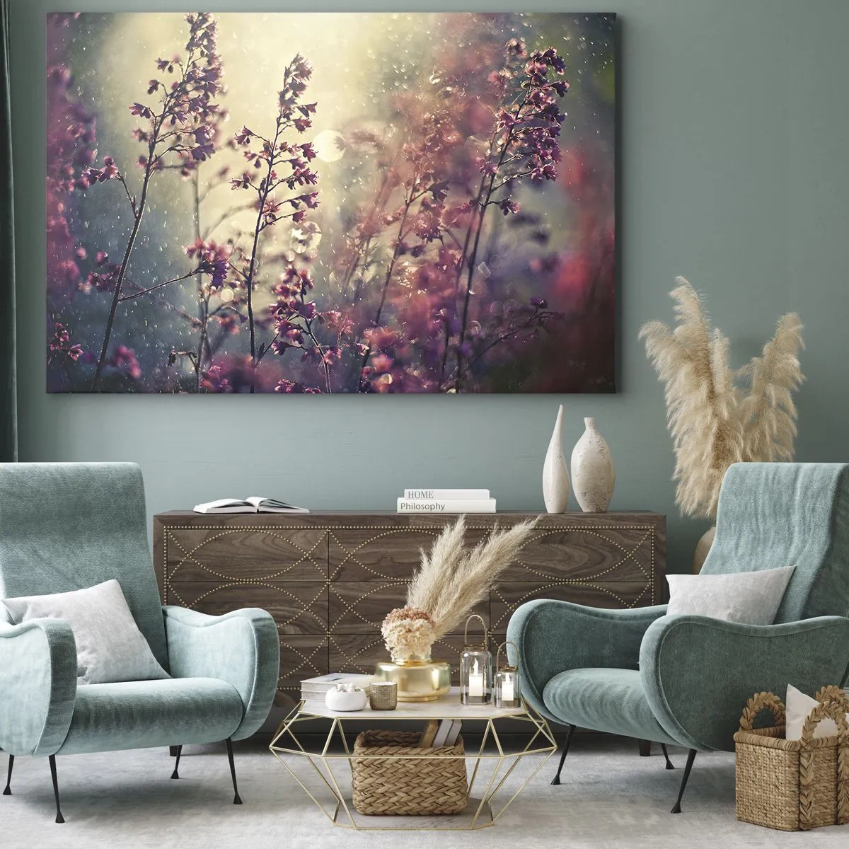Quadro su tela - Stampe su Tela - Giardino misterioso - 70x50 cm