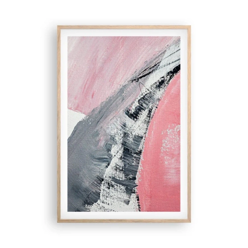 Poster in cornice rovere chiaro - Composizione abbinata - 61x91 cm