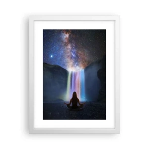 Poster in cornice bianca - Armonia assoluta - 30x40 cm