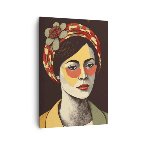 Quadro su tela - Stampe su Tela - Dama di corallo - 70x100 cm