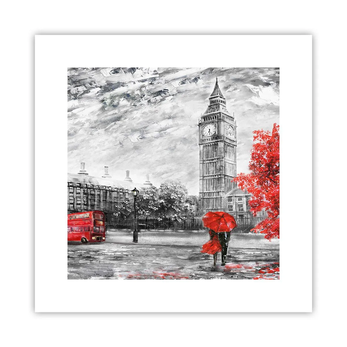 Poster - Un giorno eccitante - 30x30 cm