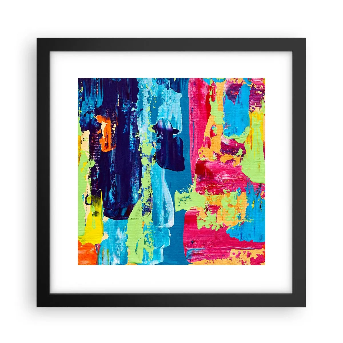 Poster in cornice nera - La vita è bella! - 30x30 cm