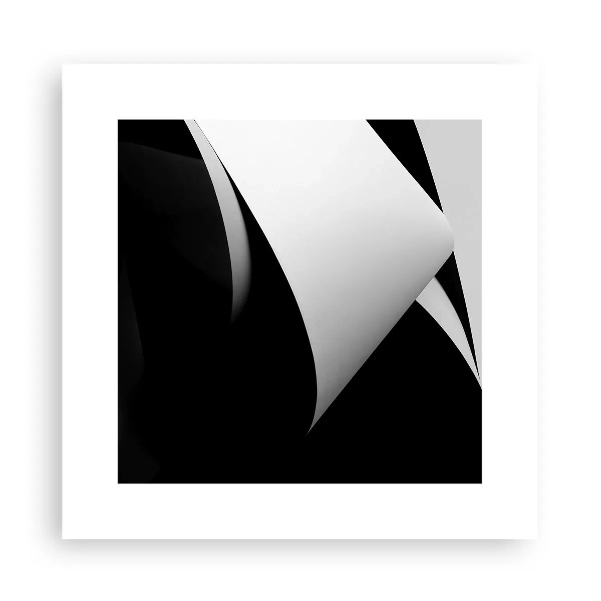 Poster - Piani di luce dalle profondità dell'ombra - 30x30 cm