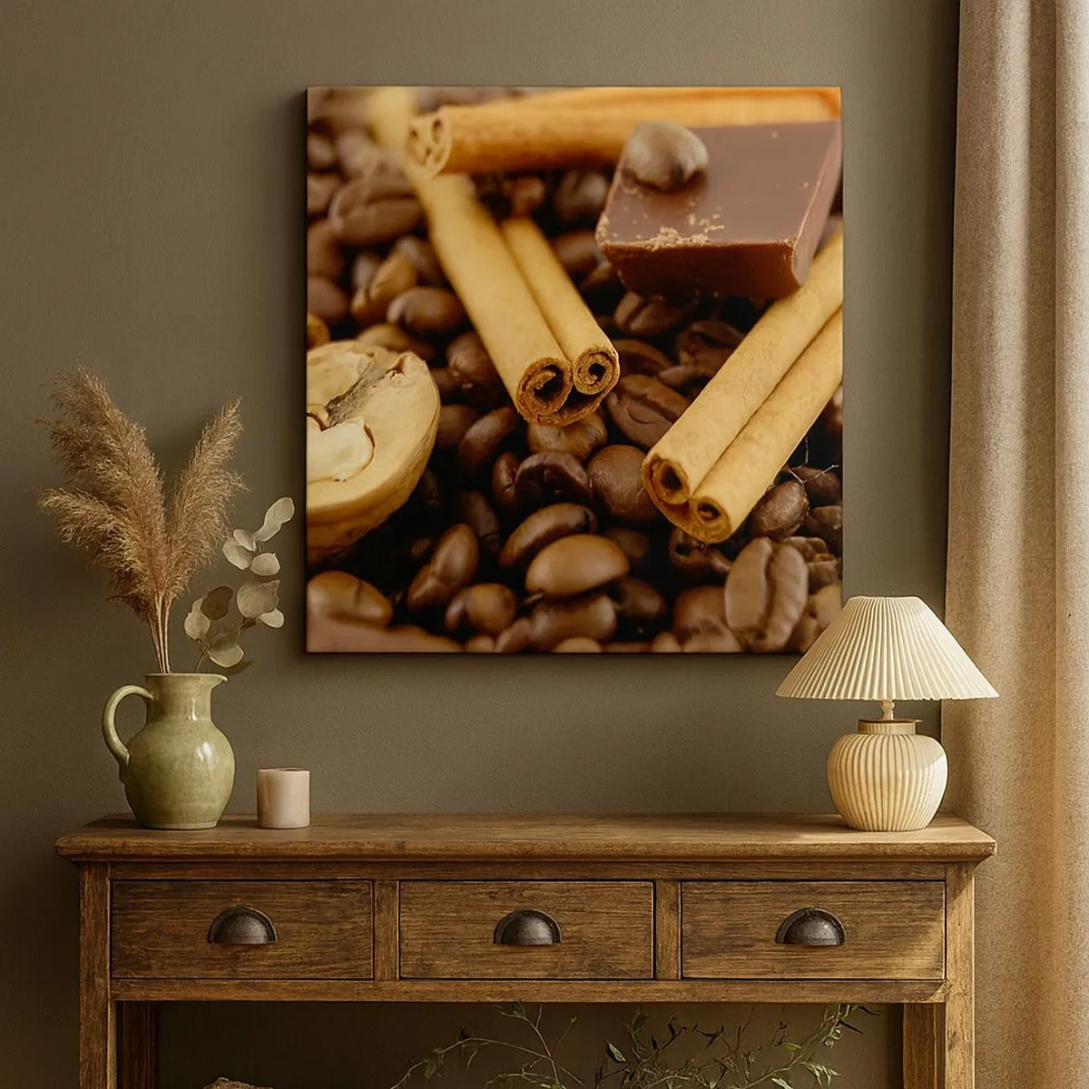 Quadro su tela - Stampe su Tela - Concerto di sapori - 30x30 cm