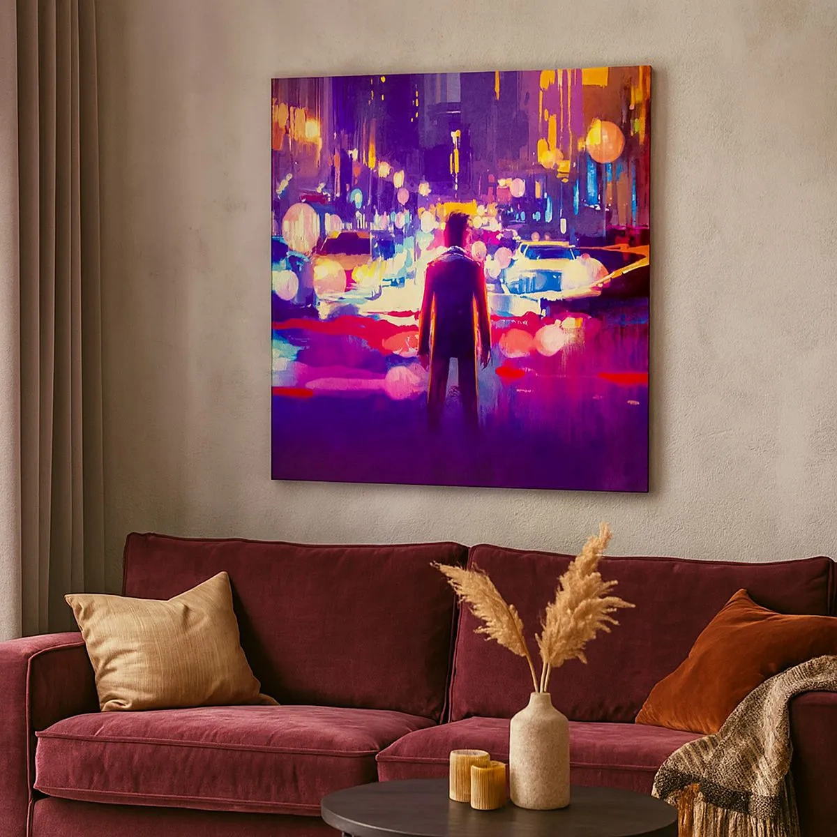 Quadro su tela - Stampe su Tela - Immerso nella luce - 30x30 cm