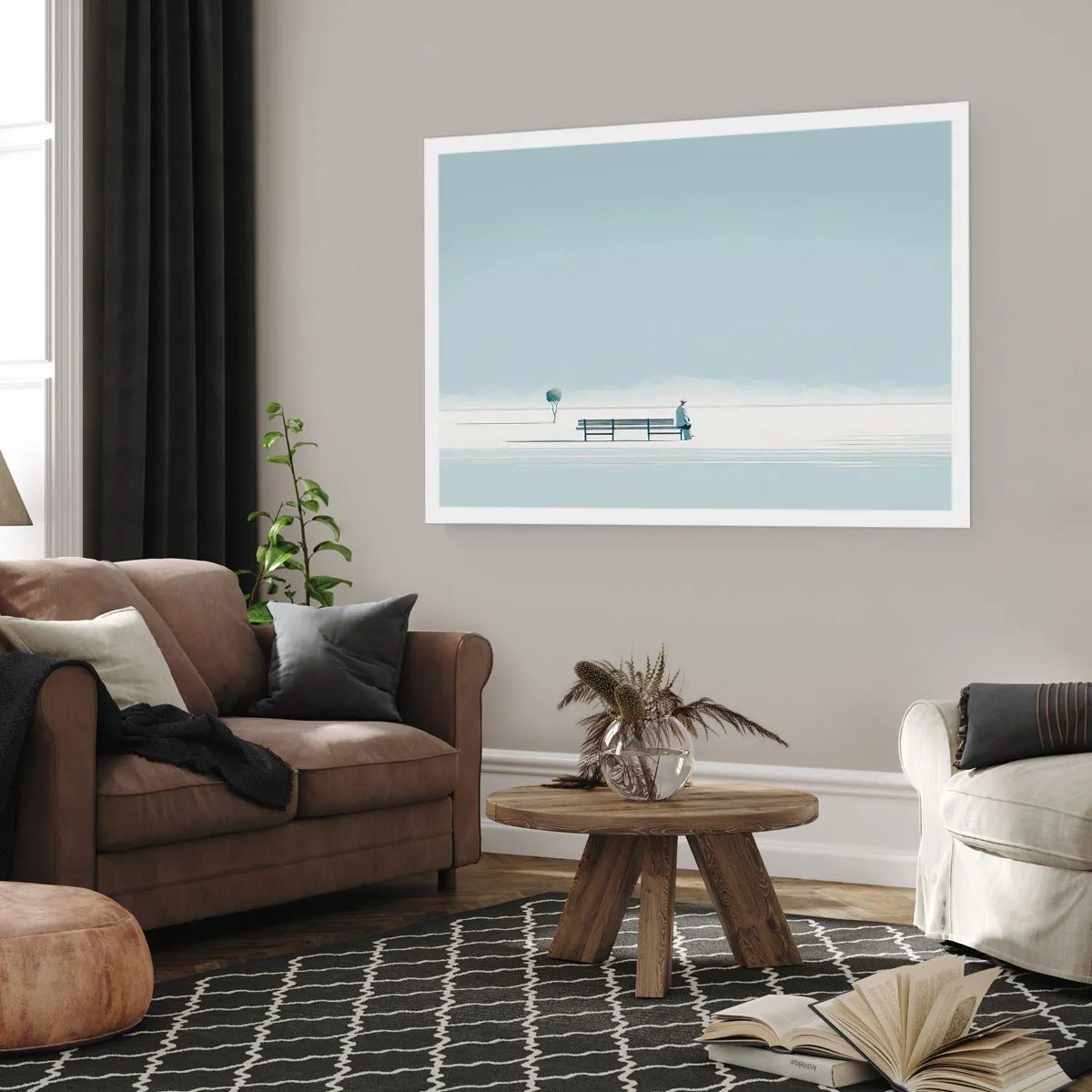 Poster - Si, aspetto. - 50x40 cm