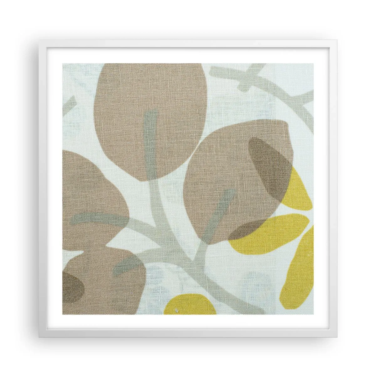 Poster in cornice bianca - Composizione sotto al sole - 60x60 cm