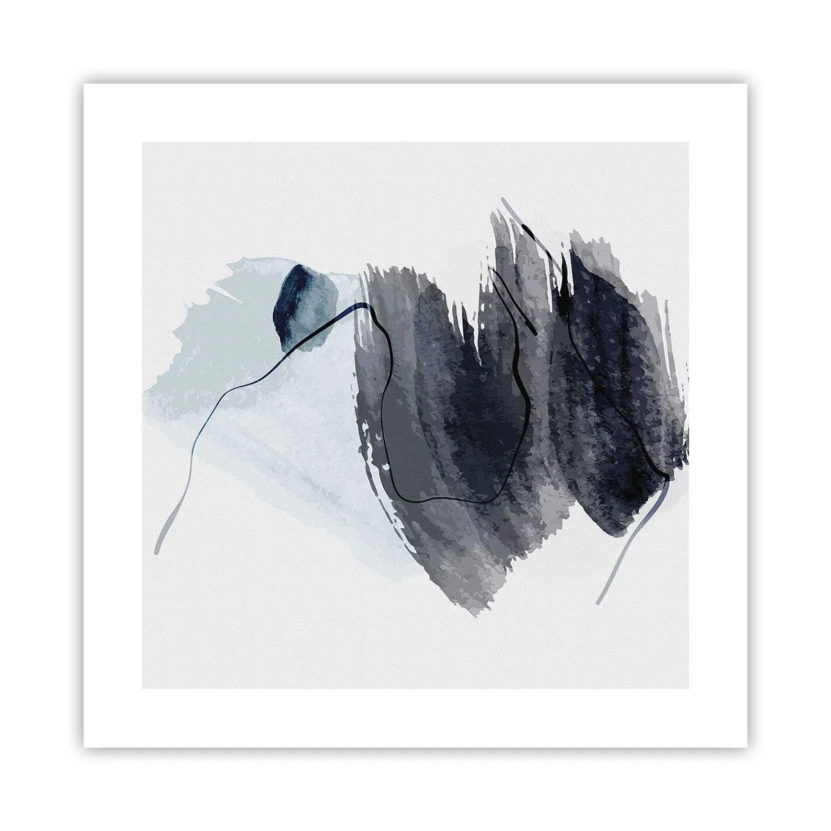 Poster - Intensità e movimento - 40x40 cm