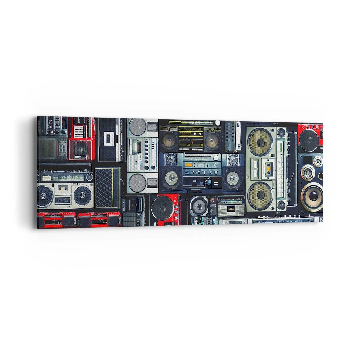 Quadro su tela - Stampe su Tela - Nostalgia degli anni '80 - 90x30 cm