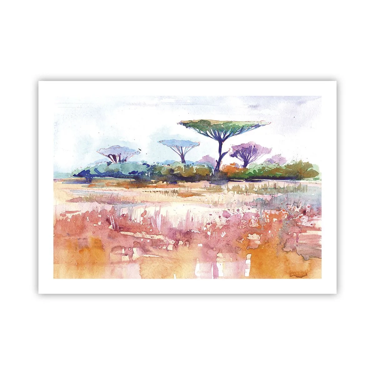 Poster - I colori della savana - 70x50 cm