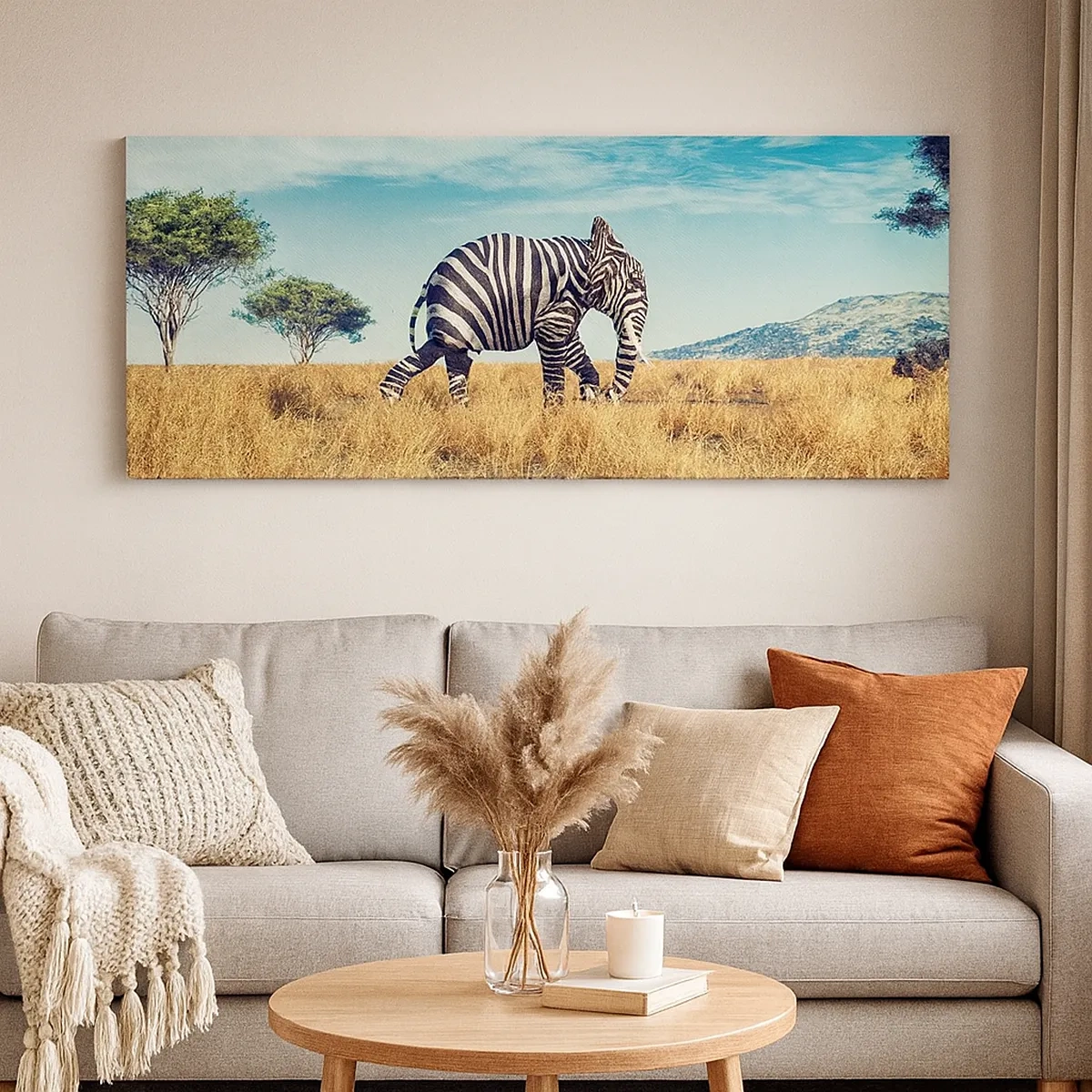 Quadro su tela - Stampe su Tela - Il grigio non è più di moda - 30x30 cm