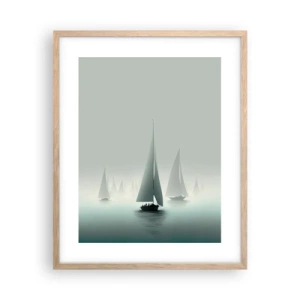 Poster in cornice rovere chiaro - Fatte di nebbia - 40x50 cm