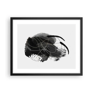 Poster in cornice nera - Nato dal nero - 50x40 cm