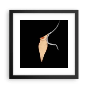 Poster in cornice nera - Eleganza e stile - 30x30 cm