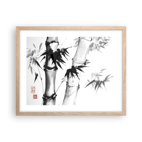 Poster in cornice rovere chiaro - Particolare d'oriente - 50x40 cm