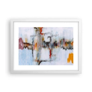 Poster in cornice bianca - Scritto sull'acqua - 40x30 cm