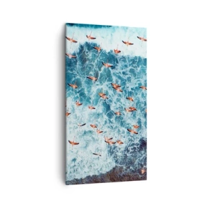 Quadro su tela - Stampe su Tela - Parata sotto il mare - 45x80 cm