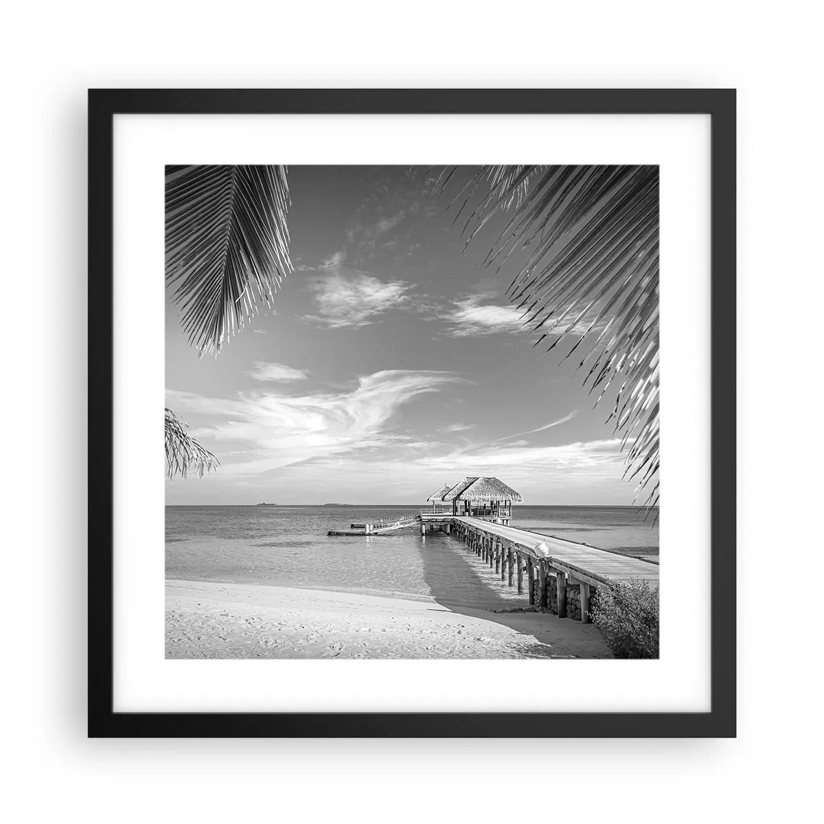 Poster in cornice nera - Un ricordo o un sogno? - 40x40 cm