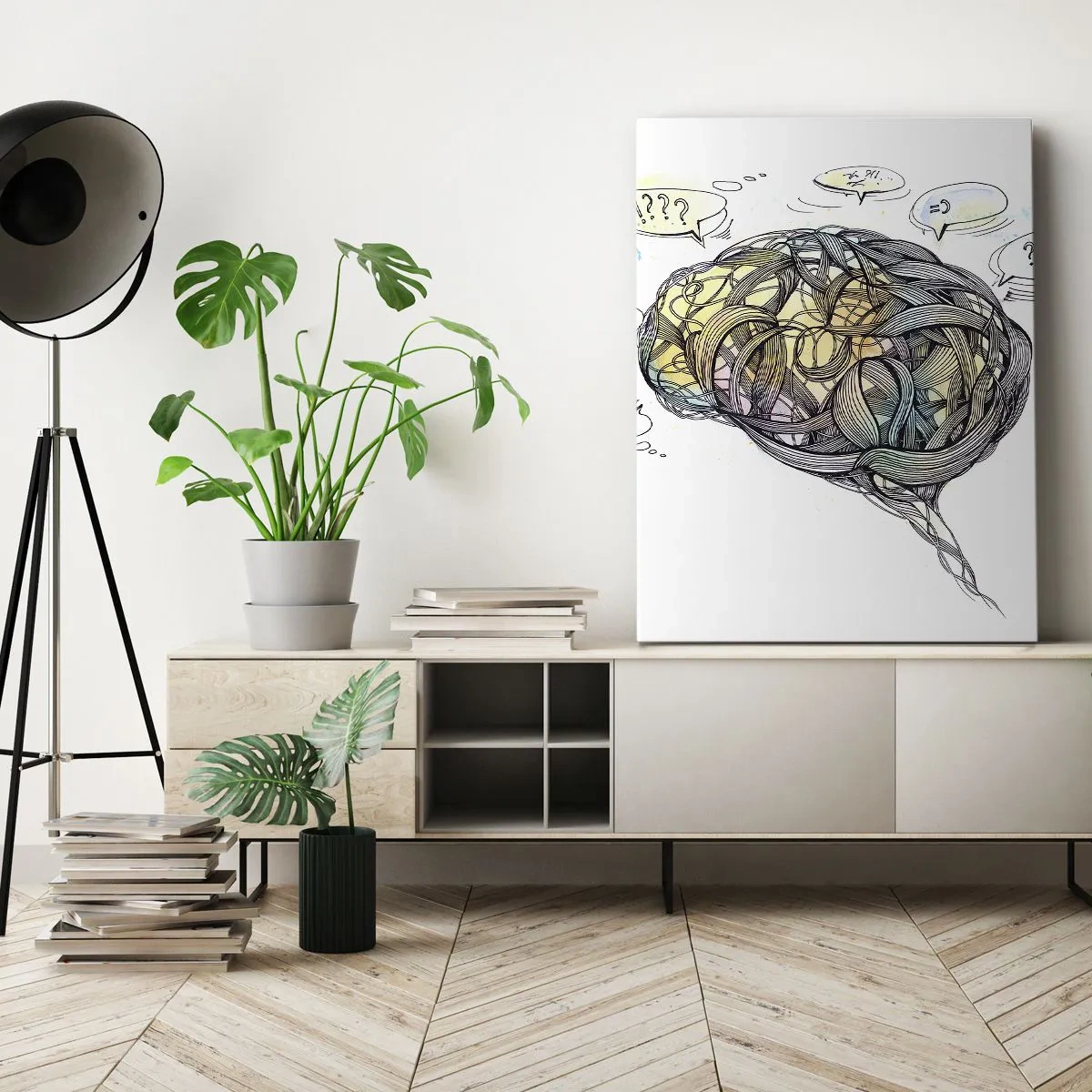 Quadro su tela - Stampe su Tela - L'uomo: un grande mistero - 45x80 cm