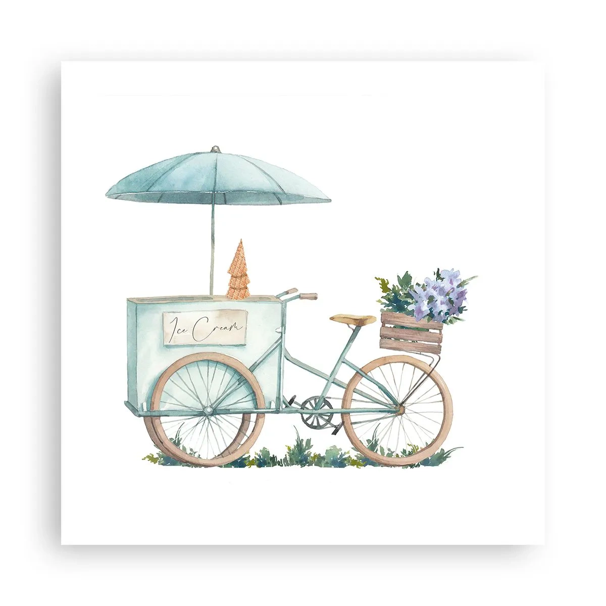 Poster - Dolce ricordo d'estate - 50x50 cm