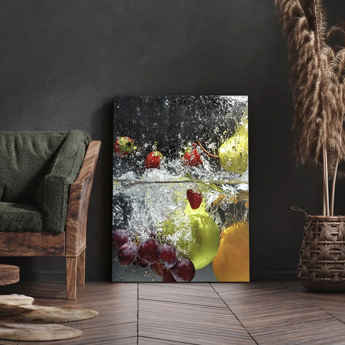 Quadro su tela - Stampe su Tela - Frutta rinfrescante - 65x120 cm