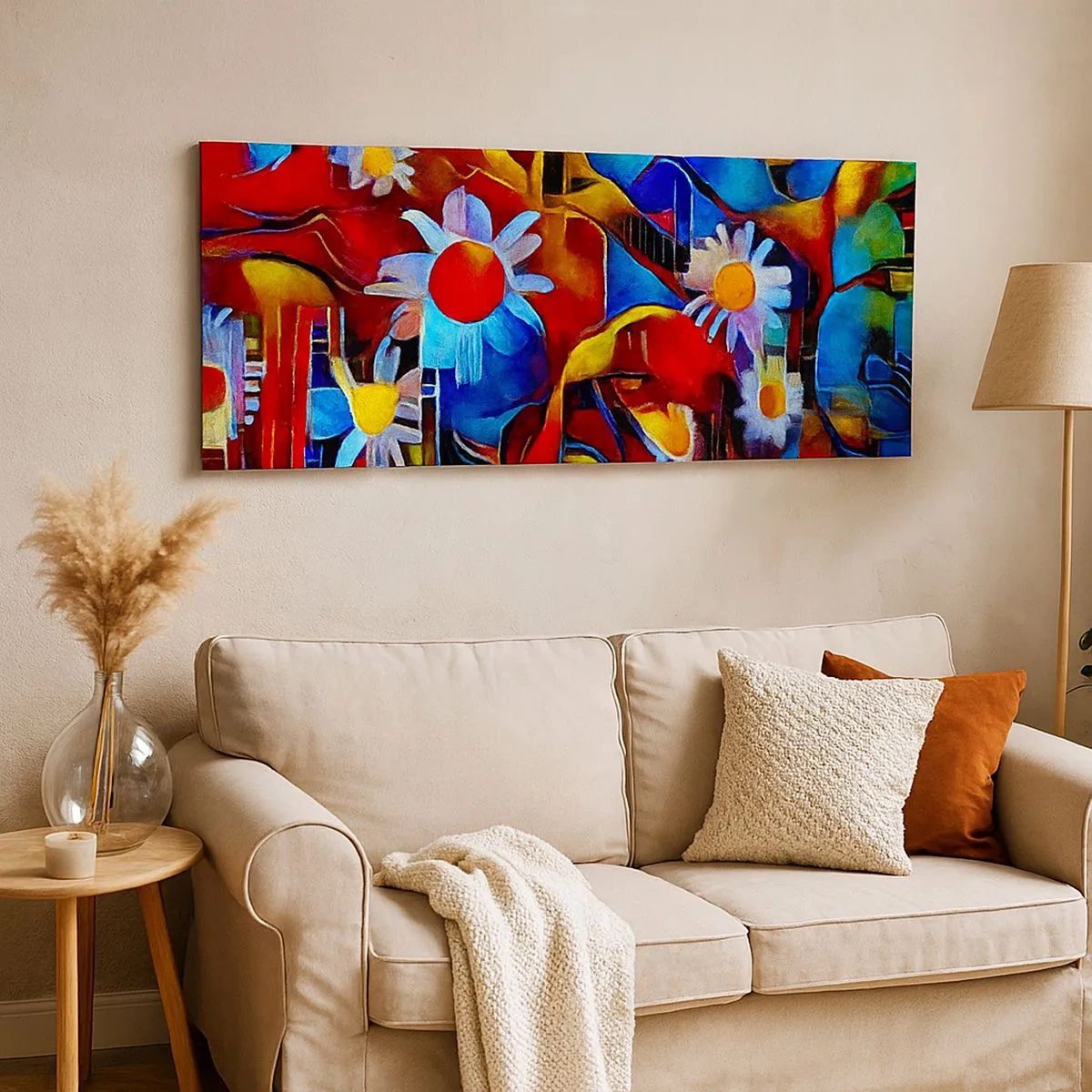 Quadro su tela - Stampe su Tela - I colori della vita - 100x40 cm