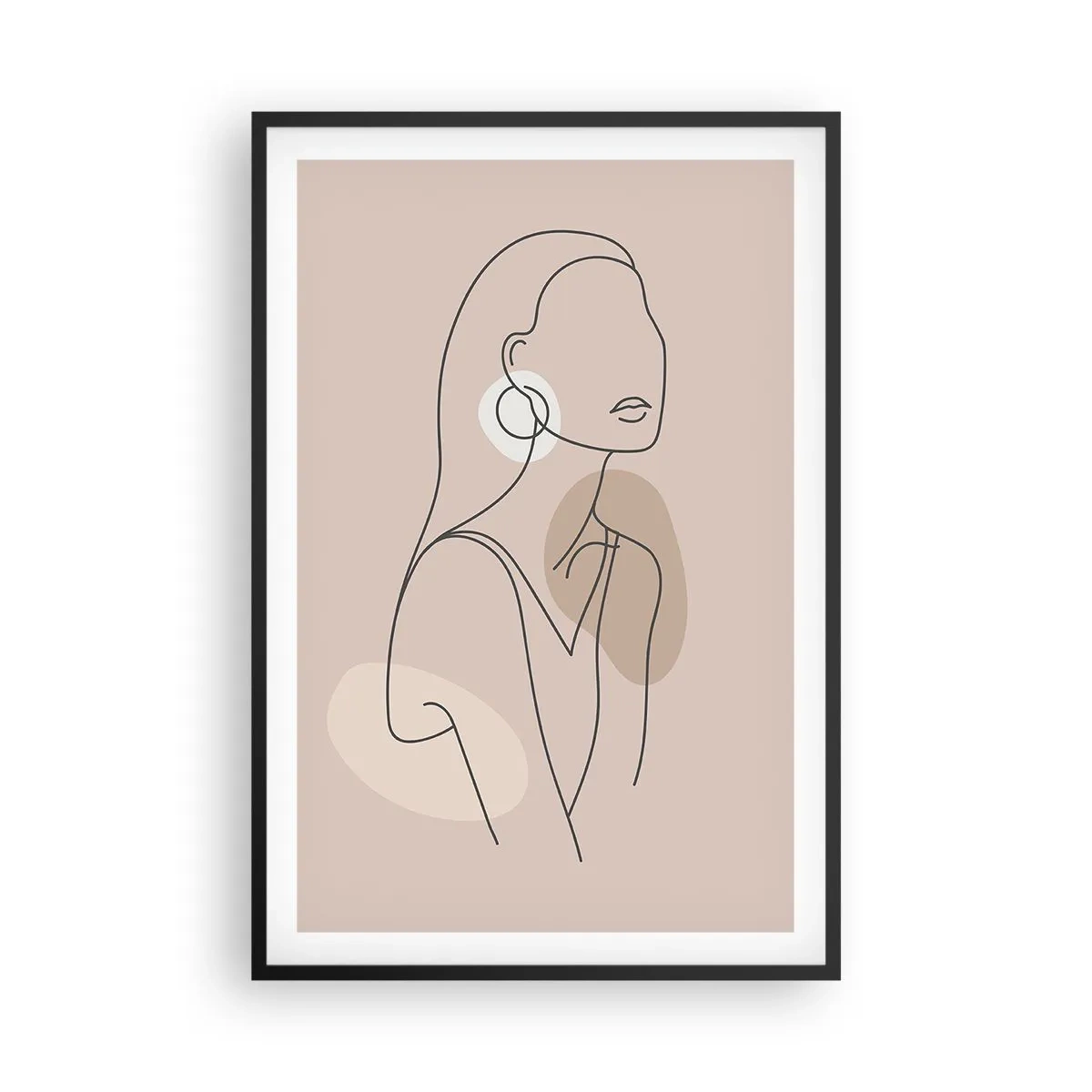 Poster in cornice nera - Icona di giovinezza - 61x91 cm