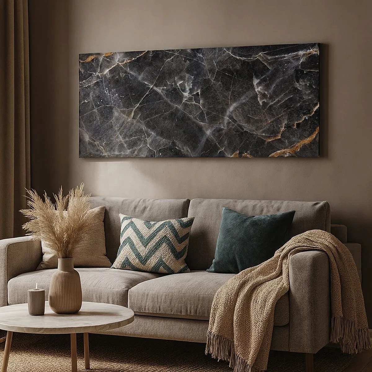 Quadro su tela - Stampe su Tela - La vita interiore delle pietre - 100x40 cm