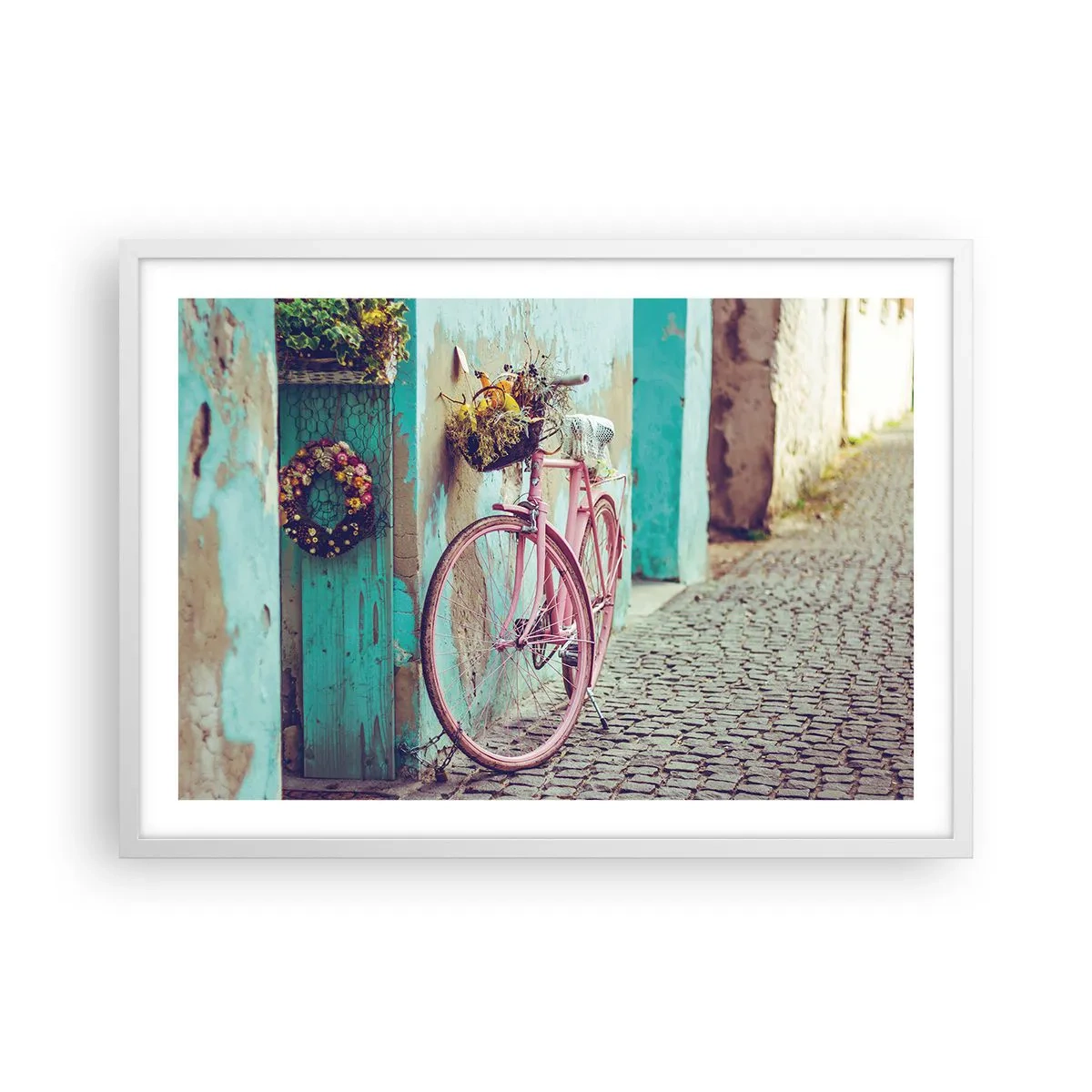 Poster in cornice bianca - Torno subito - 70x50 cm
