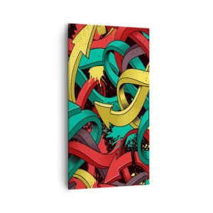 Quadro su tela - Stampe su Tela - Qual è la via giusta? - 55x100 cm