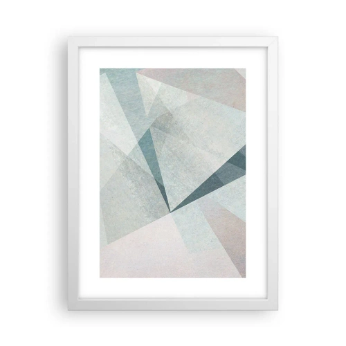 Poster in cornice bianca - Con calma ma dinamicamente - 30x40 cm
