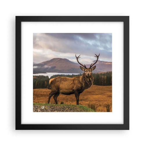 Poster in cornice nera - Maestà della natura - 30x30 cm