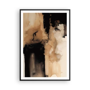 Poster in cornice nera - Astrazione intrigante - 70x100 cm