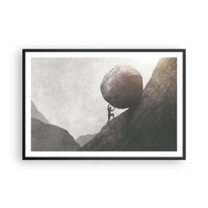 Poster in cornice nera - Credo contro ogni speranza - 91x61 cm