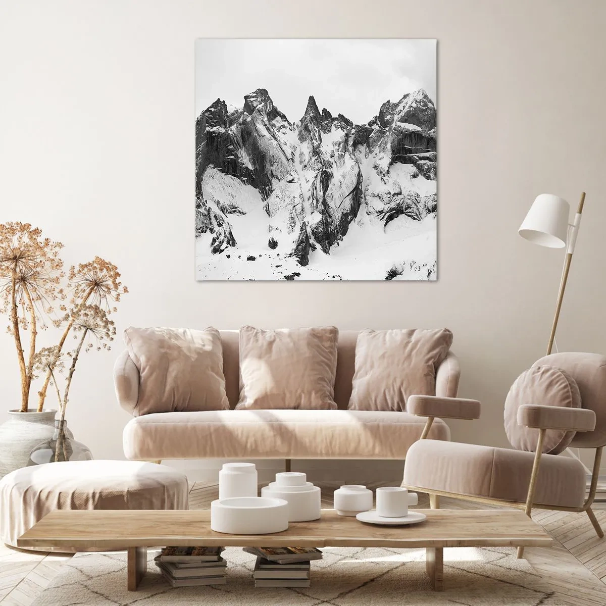 Quadro su tela - Stampe su Tela - Cresta minacciosa di granito - 50x50 cm