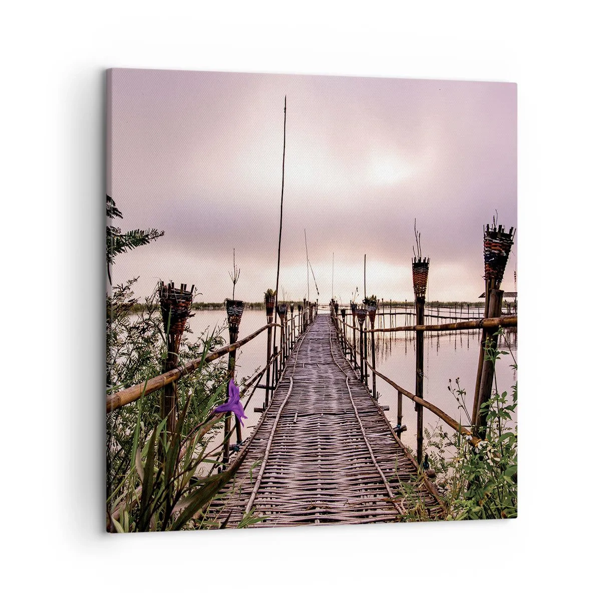 Quadro su tela - Stampe su Tela - Pace e silenzio dell'Asia - 50x50 cm