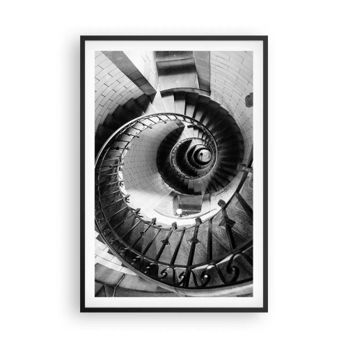 Poster in cornice nera - Ancora più in alto - 61x91 cm