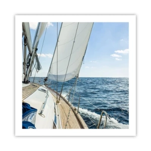 Poster - Benvenuta avventura - 60x60 cm