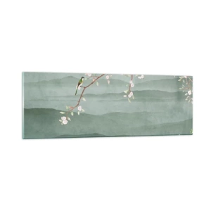 Quadro su vetro - Eccoti primavera - 90x30 cm
