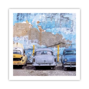 Poster - L'incontro dei veterani - 60x60 cm