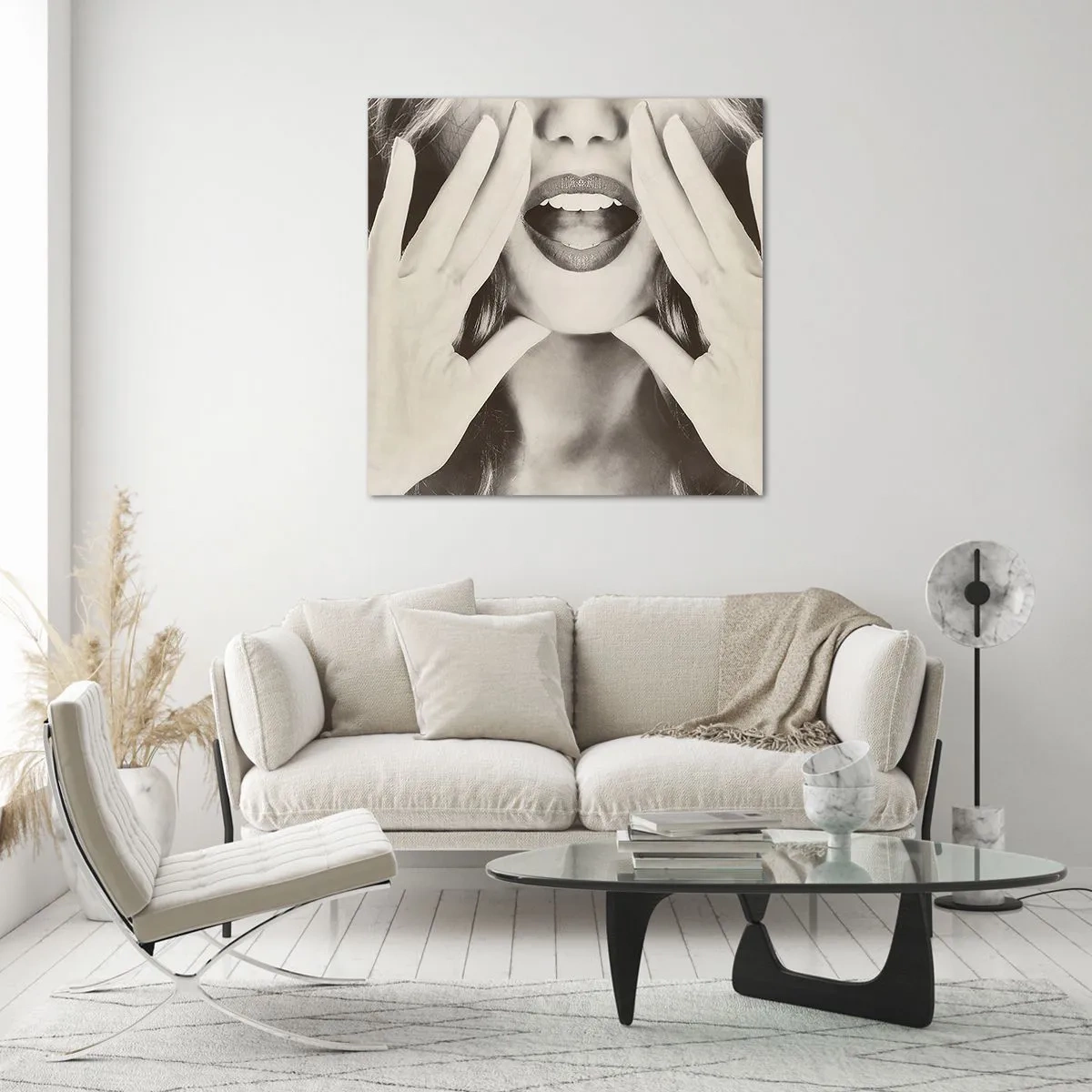 Quadro su vetro - Arrivo! - 50x50 cm