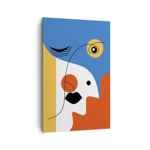 Quadro su tela - Stampe su Tela - Ritratto decostruito - 80x120 cm