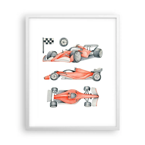 Poster in cornice bianca - Inseguendo i sogni - 40x50 cm