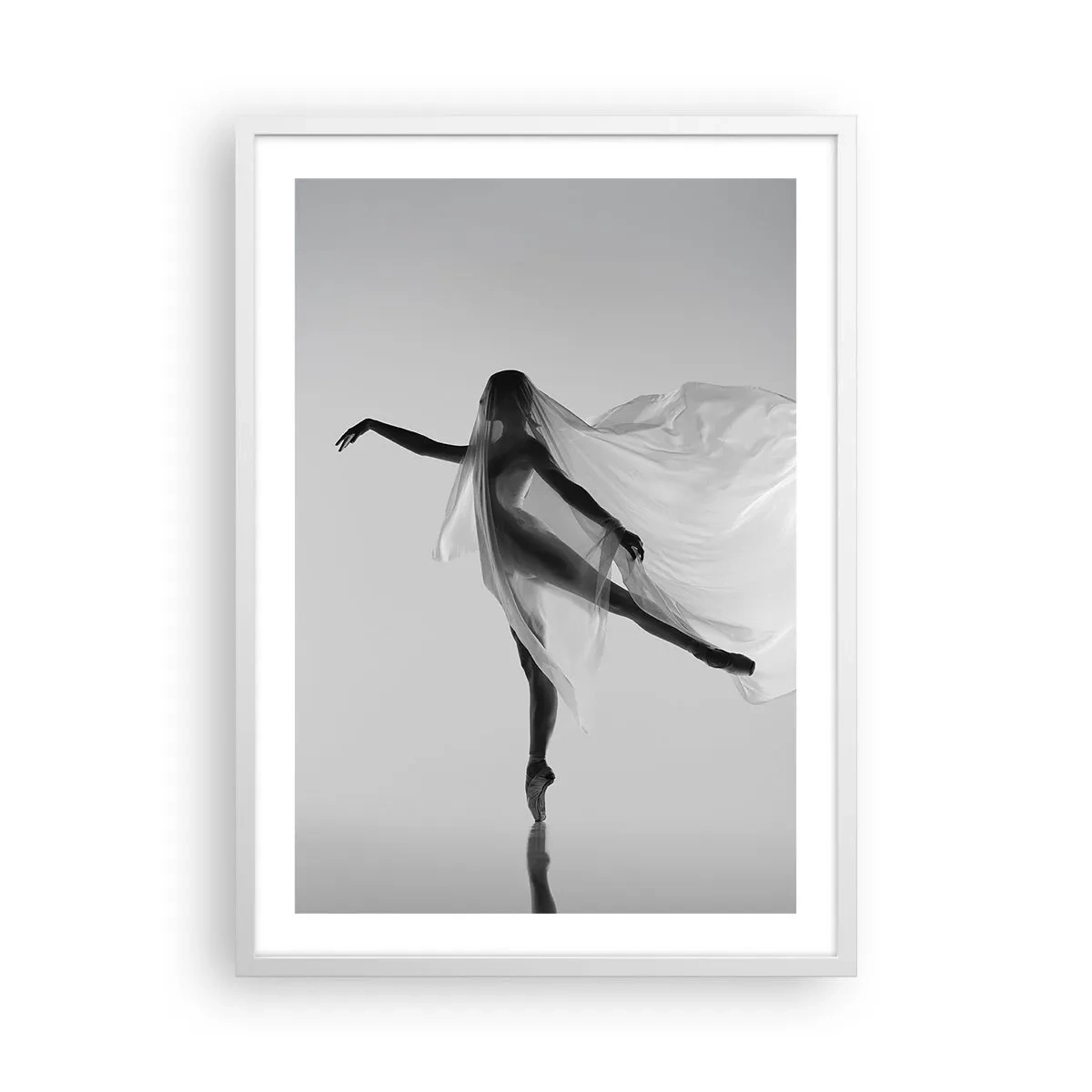Poster in cornice bianca - Leggerezza ed eleganza - 50x70 cm