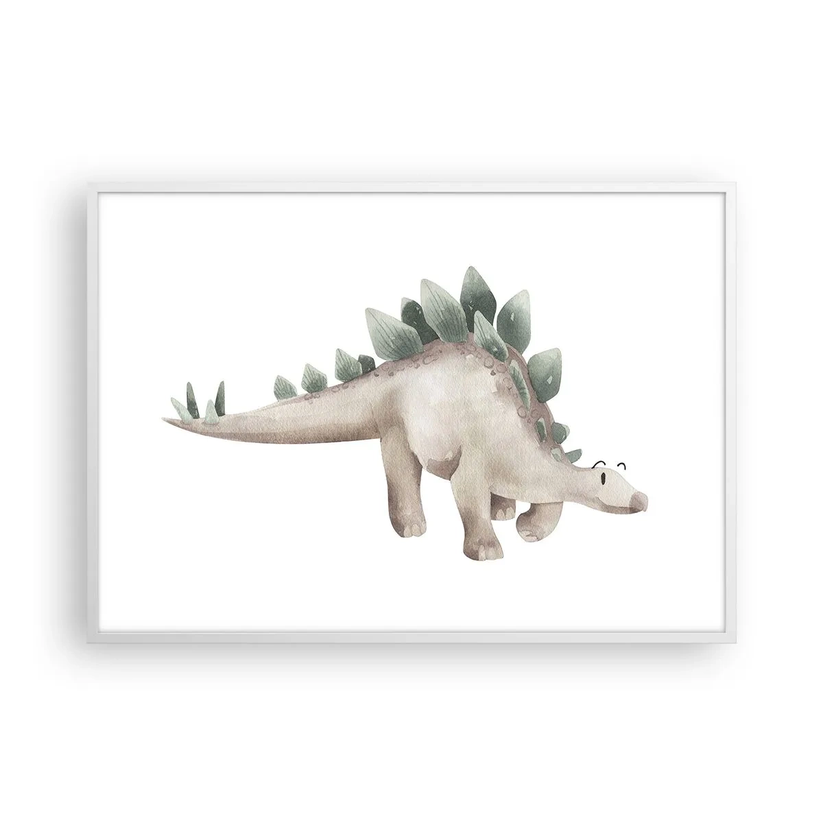 Poster in cornice bianca - Sono vostro amico - 100x70 cm