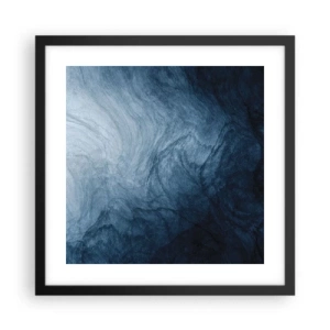 Poster in cornice nera - Arrivando in profondità - 40x40 cm