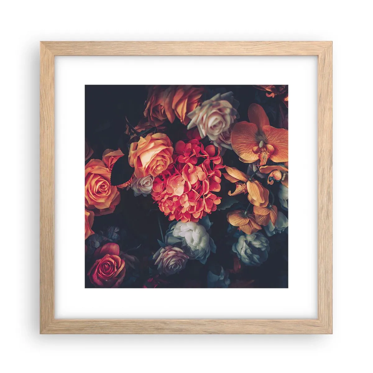 Poster in cornice rovere chiaro - Come i maestri olandesi - 30x30 cm