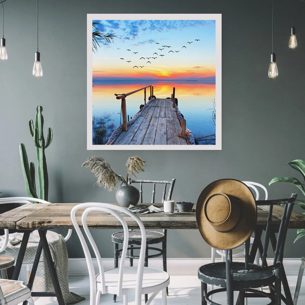 Poster - Il tempo del ritorno - 60x60 cm