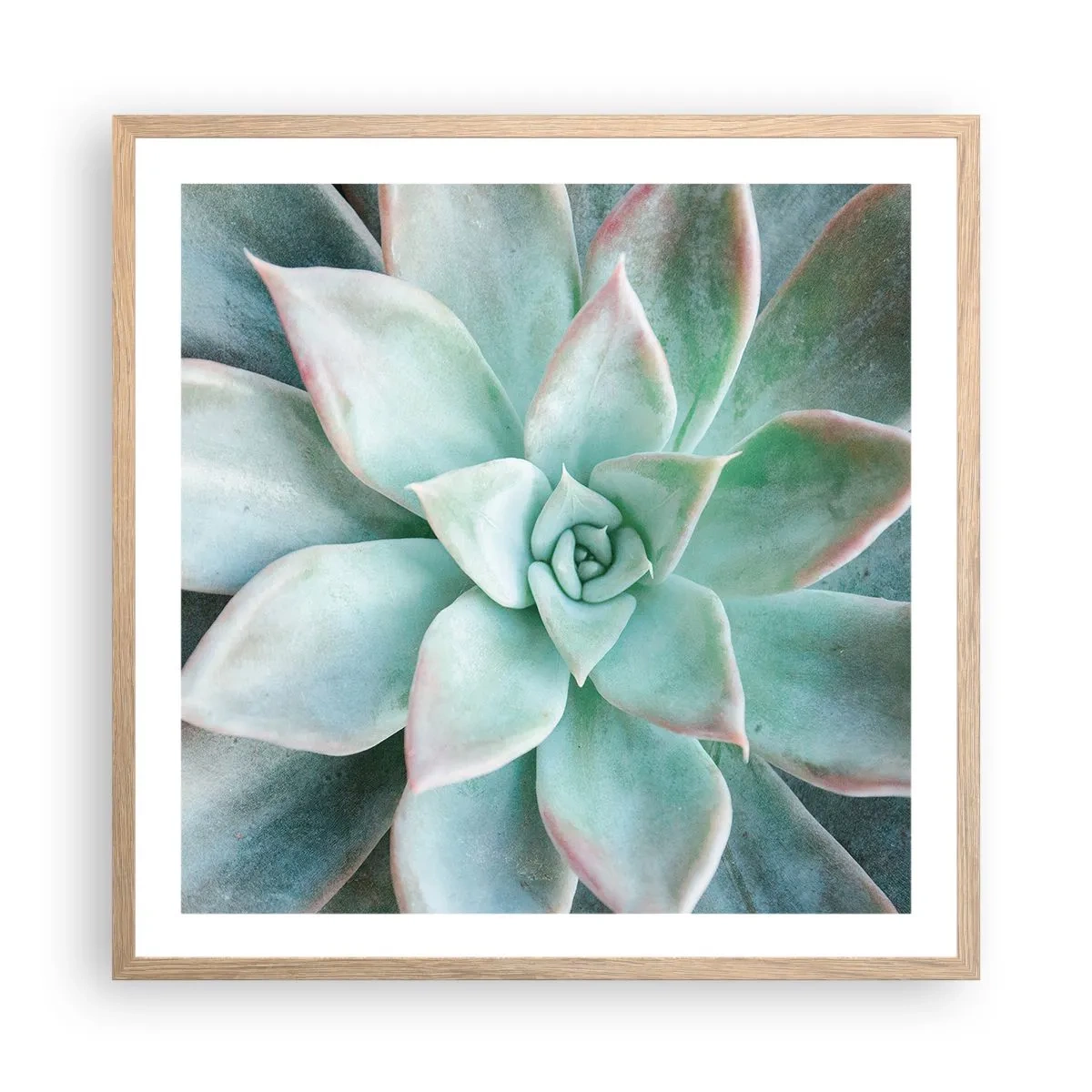 Poster in cornice rovere chiaro - Il cuore del deserto - 60x60 cm